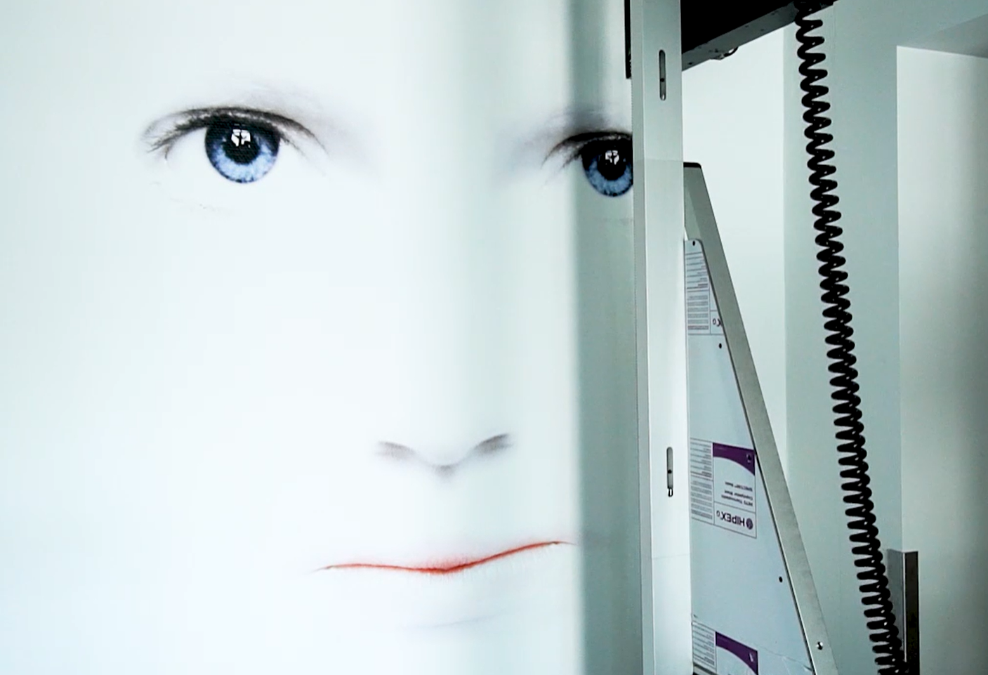 Impression murale artistique Murall – détail d’un visuel imprimé directement sur mur